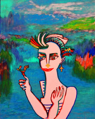 space woman with birds of the past[ CLIMATE CHANGE } WITH LITTLE GIRL FREE