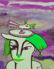girl with bird with little girl free