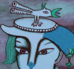 girl with bird with little girl free