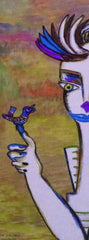 space woman with birds of the past[ CLIMATE CHANGE } WITH LITTLE GIRL FREE