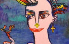 space woman with birds of the past[ CLIMATE CHANGE } WITH LITTLE GIRL FREE