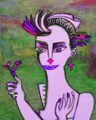 space woman with birds of the past[ CLIMATE CHANGE } WITH LITTLE GIRL FREE