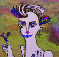 space woman with birds of the past[ CLIMATE CHANGE } WITH LITTLE GIRL FREE
