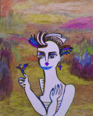space woman with birds of the past[ CLIMATE CHANGE } WITH LITTLE GIRL FREE