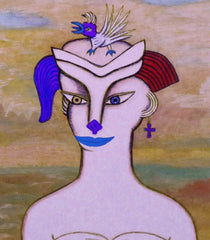 girl with bird with little girl free