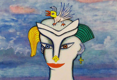girl with bird with little girl free