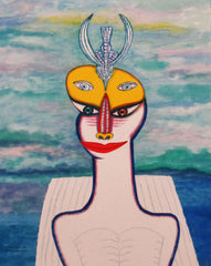 space women with bird WITH LITTLE GIRL FREE