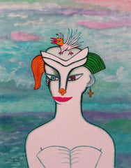 girl with bird with little girl free