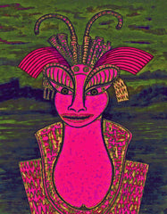 the girl with the bite in hat with little girl free