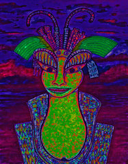 the girl with the bite in hat with little girl free