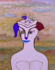 girl with bird with little girl free