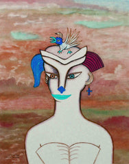 girl with bird with little girl free