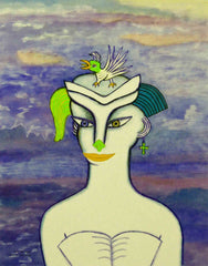 girl with bird with little girl free