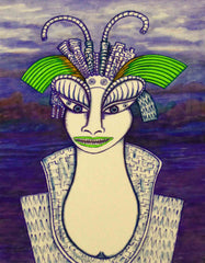 the girl with the bite in hat with little girl free