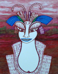 the girl with the bite in hat with little girl free