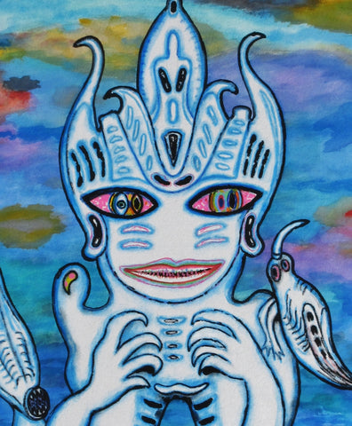 GIVE ME LOVE  GIVE ME LIFE ON EARTH --- COMPUTER SPIRIT SPACE MAN