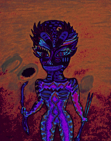BLACK RAIN HUNTER GIRL