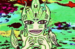 GIVE ME LOVE  GIVE ME LIFE ON EARTH --- COMPUTER SPIRIT SPACE MAN
