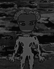 BLACK RAIN SPACE GIRL