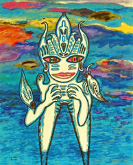 GIVE ME LOVE  GIVE ME LIFE ON EARTH --- COMPUTER SPIRIT SPACE MAN