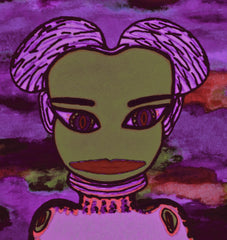 BLACK RAIN SPACE GIRL