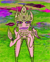 GIVE ME LOVE  GIVE ME LIFE ON EARTH --- COMPUTER SPIRIT SPACE MAN