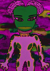 BLACK RAIN SPACE GIRL
