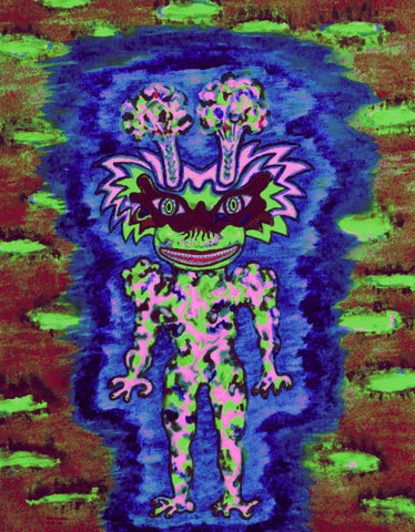 ICE CREAM SPACE GIRL WITH POPCORN AND LICORICE SUN GLASSES