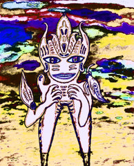 GIVE ME LOVE  GIVE ME LIFE ON EARTH --- COMPUTER SPIRIT SPACE MAN