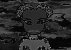 BLACK RAIN SPACE GIRL