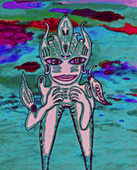 GIVE ME LOVE  GIVE ME LIFE ON EARTH --- COMPUTER SPIRIT SPACE MAN
