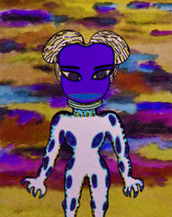 BLACK RAIN SPACE GIRL
