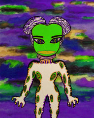 BLACK RAIN SPACE GIRL