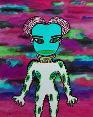 BLACK RAIN SPACE GIRL