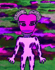 BLACK RAIN SPACE GIRL