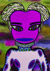 BLACK RAIN SPACE GIRL