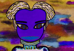 BLACK RAIN SPACE GIRL