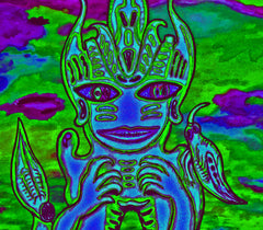 GIVE ME LOVE  GIVE ME LIFE ON EARTH --- COMPUTER SPIRIT SPACE MAN