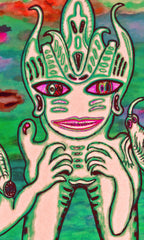 GIVE ME LOVE  GIVE ME LIFE ON EARTH --- COMPUTER SPIRIT SPACE MAN