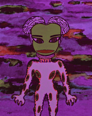 BLACK RAIN SPACE GIRL