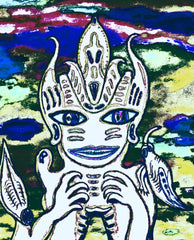 GIVE ME LOVE  GIVE ME LIFE ON EARTH --- COMPUTER SPIRIT SPACE MAN