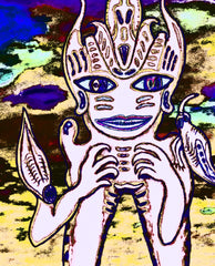 GIVE ME LOVE  GIVE ME LIFE ON EARTH --- COMPUTER SPIRIT SPACE MAN