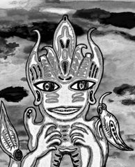 GIVE ME LOVE  GIVE ME LIFE ON EARTH --- COMPUTER SPIRIT SPACE MAN