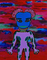 BLACK RAIN SPACE GIRL