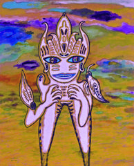 GIVE ME LOVE  GIVE ME LIFE ON EARTH --- COMPUTER SPIRIT SPACE MAN