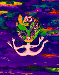 UP UP AND AWAY IN TO SPACE I GO
