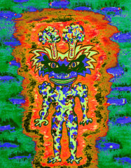 ICE CREAM SPACE GIRL WITH POPCORN AND LICORICE SUN GLASSES
