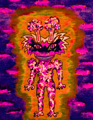 ICE CREAM SPACE GIRL WITH POPCORN AND LICORICE SUN GLASSES