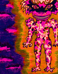 ICE CREAM SPACE GIRL WITH POPCORN AND LICORICE SUN GLASSES