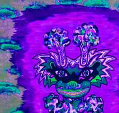 ICE CREAM SPACE GIRL WITH POPCORN AND LICORICE SUN GLASSES